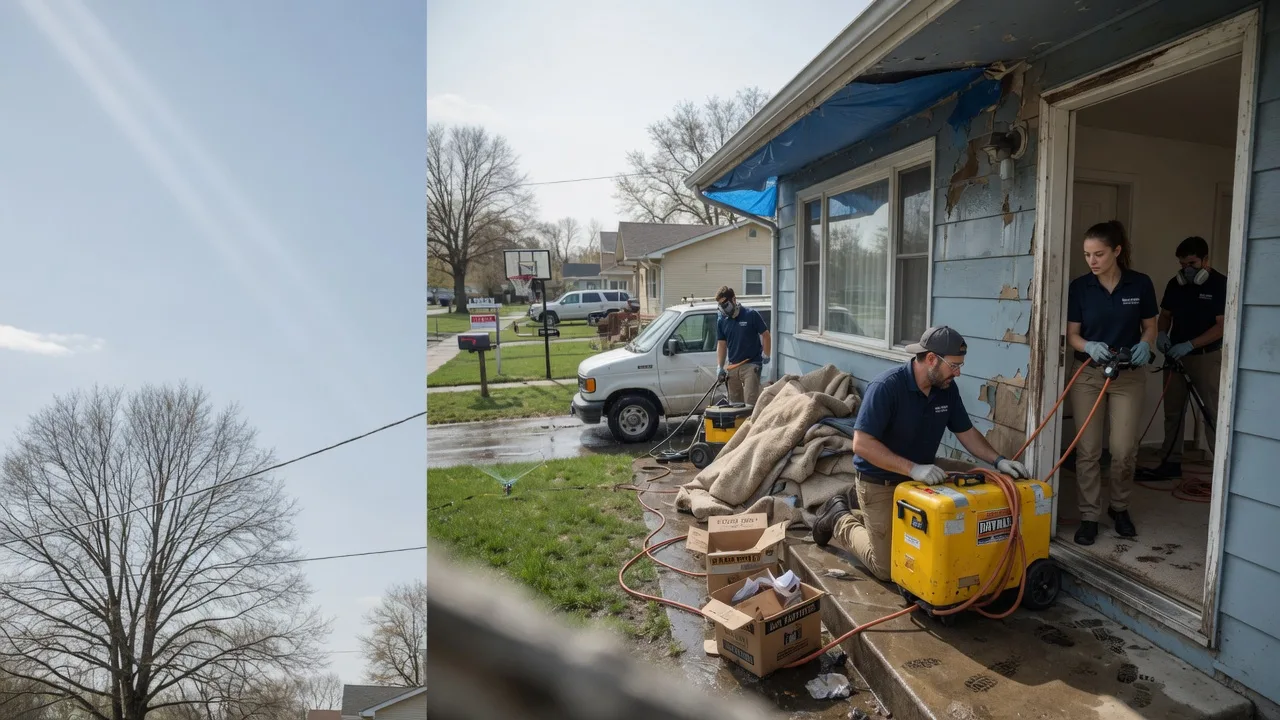 Basement Flood Cleanup in Mccomb, OH near me